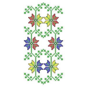 286 - Bulgarian embroidery, shevitsa, cross stitch, shevitsa from Russe