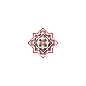M19A - Bulgarian embroidery, shevitsa, cross stitch