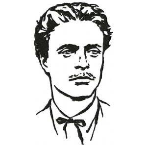 BG17 - Bulgarian revolutionary, national symbol and hero, Embroidery