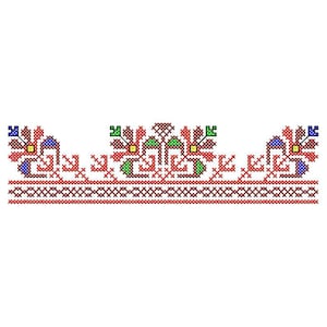132 - Bulgarian embroidery, shevitsa, cross stitch