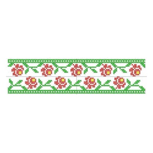 783 - Bulgarian embroidery, shevitsa, men's embroidery from Bulgaria, cross stitch, from embroidery group 781 to 784