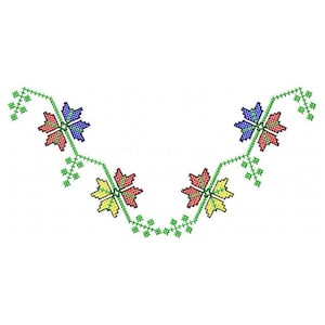 287 - Bulgarian embroidery, shevitsa, cross stitch, shevitsa from Russe