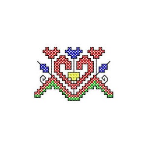 116 - Bulgarian embroidery, shevitsa, cross stitch