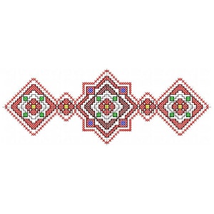 M19B - Bulgarian embroidery, shevitsa, cross stitch