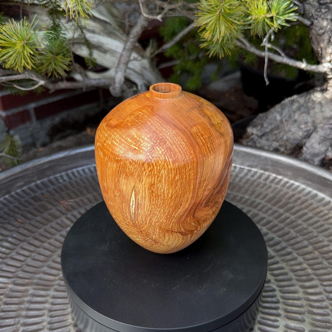 Rowan Hawk Form Handcrafted Rowan Hollow Form – Spalted Mountain Ash, Sculptural Vessel ...