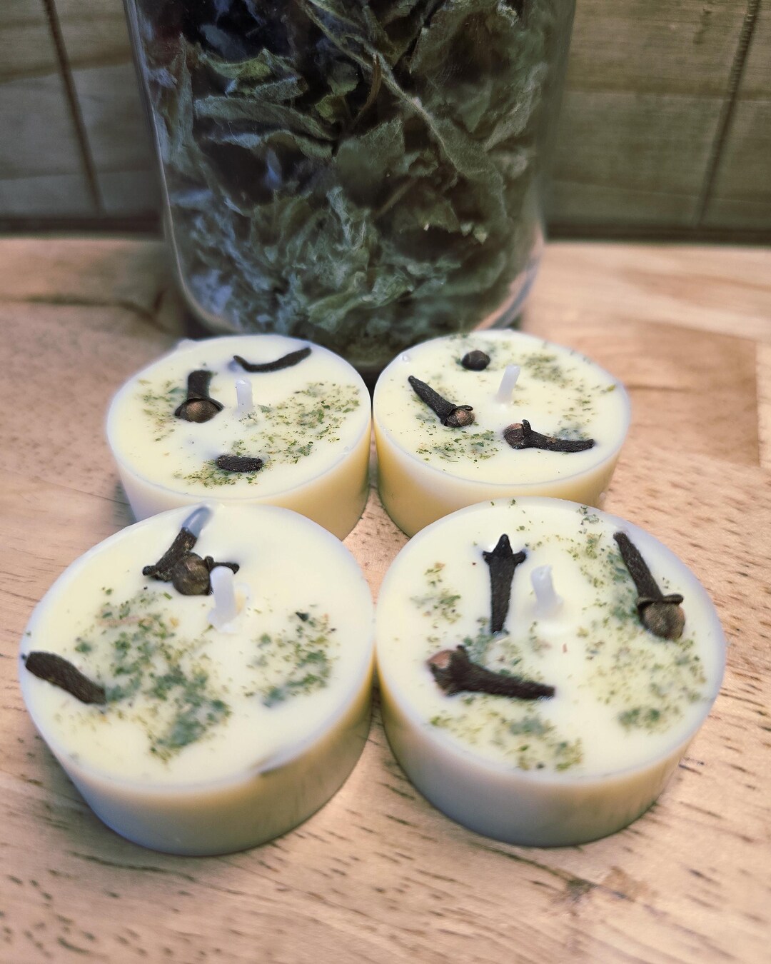 Intention Tea Light Candles (smudging or Fortune) Pack of 4 - Etsy