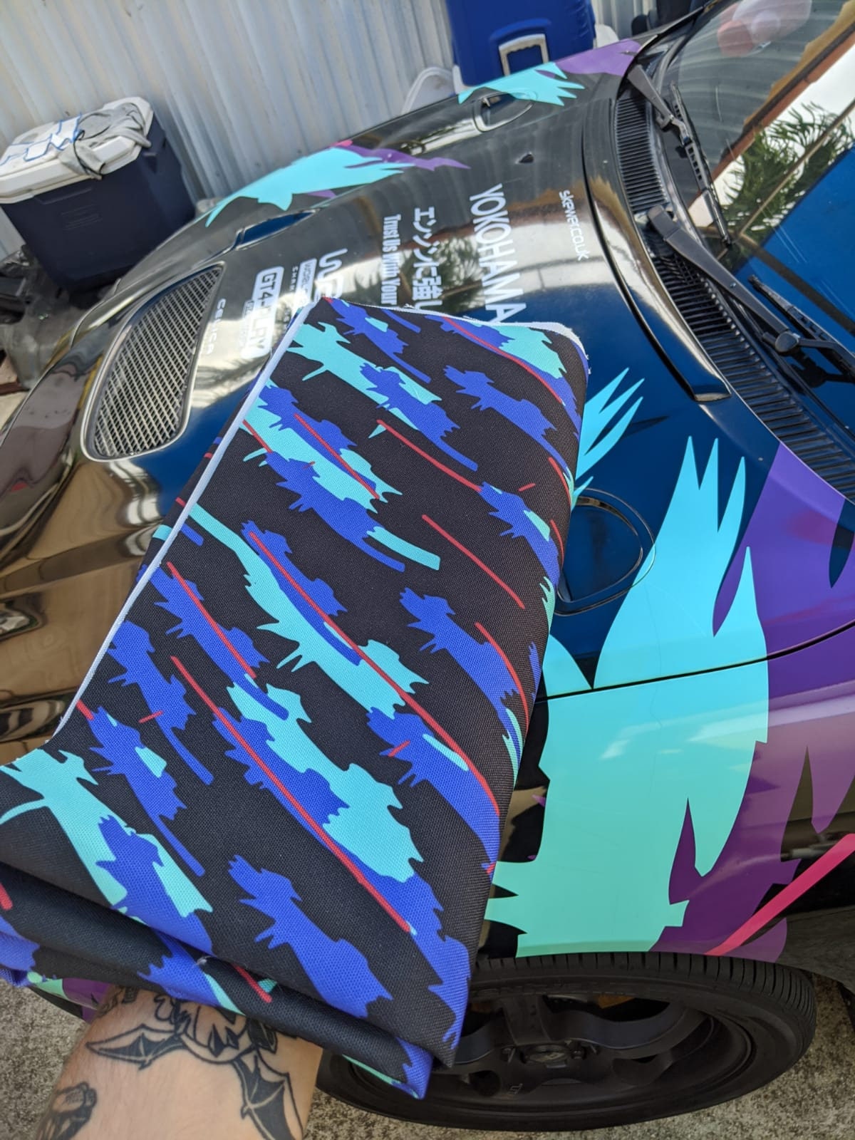 HKS Pattern Fabric for Upholstery 3x3ft JDM Car Fabric Etsy