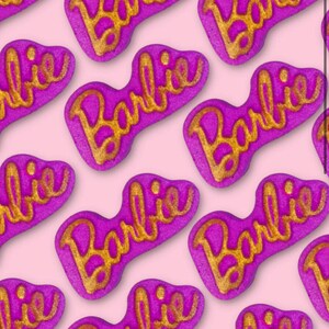Bar Bie Bath Bombs | girly character, bombs for girls, girls bath bomb, snow pixie scent, pink bath bombs, pamper, self love, treat, gifts
