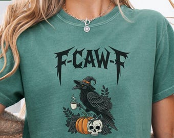 Crow Halloween Shirt, Funny Crow Shirt, Black Crow Raven Unisex Shirt, Sarcastic Halloween Tee, Nature Lover Tee, Raven Lovers Gift