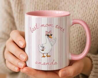 Personalized New Mom Mug, Custom Name Coffee Cup, Baby Shower Gift, Future Mama Present