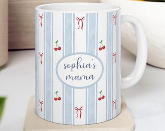 Personalized Mama Mug, Custom Name Mug, New Parent Gift, Mother's Gift, Future Mom Gift, New Baby Gift for Mom, Pregnancy Announcement
