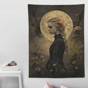 Freya Norse Goddess Tapestry: Love & Beauty Pagan Decor