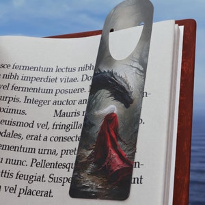 Throne of Glass Bookmark: Mystical Dragon & Manon Blackbeak - Bookish Gift