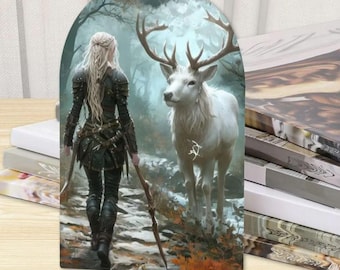 Leseecke Dekor Buch Nook Buch Geschenke Thron aus Glas Merch Leseratte Geschenk für Sarah J Maas Fans Manon Blackbeak Holz Buchstütze Acotar Fantasy