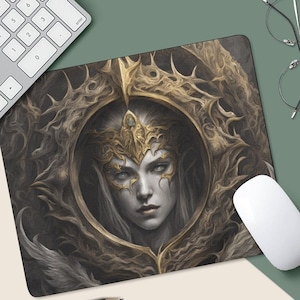Elden Ring Queen Mouse Pad: Fantasy Gamer Desk Decor