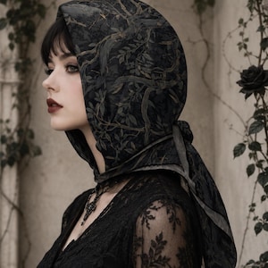 Corporate Goth Gift for you Crow Lovers Gothic Alt Clothing for Dark Academia Enthusiast William Morris Inspired Raven Witchcore Square