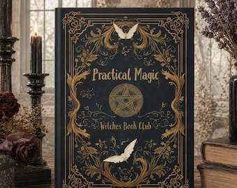 Diario di strega per principianti, regalo occulto, magia pratica, libro di incantesimi, diario con copertina rigida, diario delle streghe, pratica spirituale, libro delle ombre stregonesco.