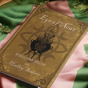 Diario de brujas: Libro de hechizos del Ojo de Tritón - Cuaderno de tapa dura de ocultismo