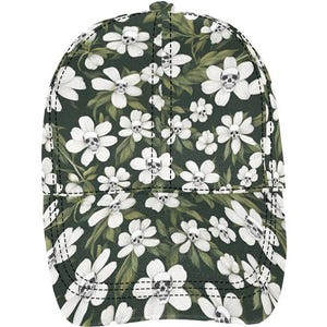 Schädel und Daisy All Over Print Dad Cap C, Gothic Hut, Gänseblümchen und Skull Cap, Gothic Blumen Accessoire, witchy Geschenk, Skull Hut, Goth merch