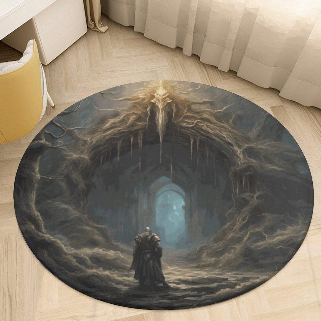 Elden Ring Coral Velvet Floor Mat: Dark Souls Gamer Decor - Etsy
