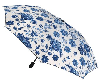 French Toile De Jouy Auto Umbrella With Printed Pattern