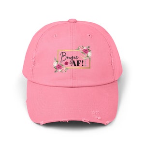 Bougie AF Hat, Baseball Bougie, College Crossing, HBCU Gift, Casual Gym Women Cap, Pink Brunch Fashion, Summer Accessory, Bougie Mom gift