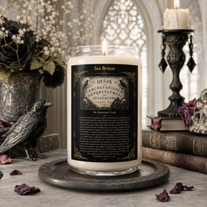 Ouija-bräda ockult gåva för hednisk besti goth häxljusgåva för höstvärd gåva slånorakel Edgar Allan Poe Halloweenfestfavorit