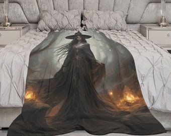 Miyotaa Flanelldecke Im Gothic-Stil – Weich, Warm & Gemütlich Für Couch, Bett & Sofa