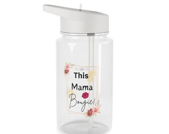 This Mama Bougie Tritan Water Bottle, Tritan Water Bottle, perfect for sports, gym, outdoors, Bougie mama water bottle, Yoga water bottle