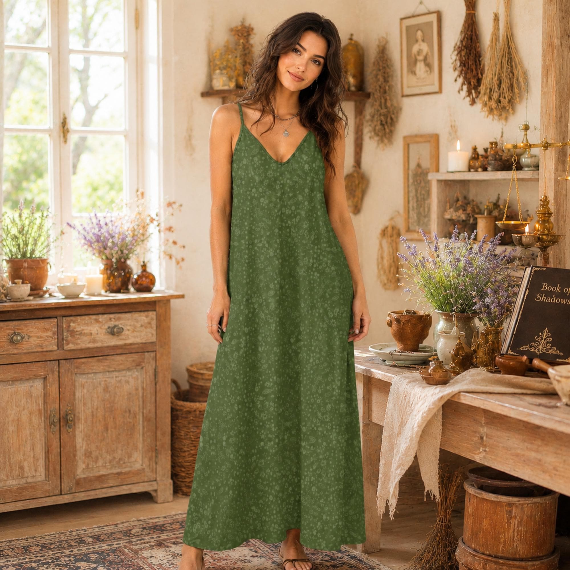 Practical Magic Inspired Wardrobe Lily of the Valley Maxi Dress 