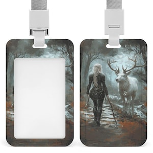 Cordón con diseño de libro, idea de regalo para lectores de Trono de Cristal, portatarjetas de Sarah J. Maas, regalo de agradecimiento para profesores, regalo de regreso a clases para enfermeras. Aelin Stag
