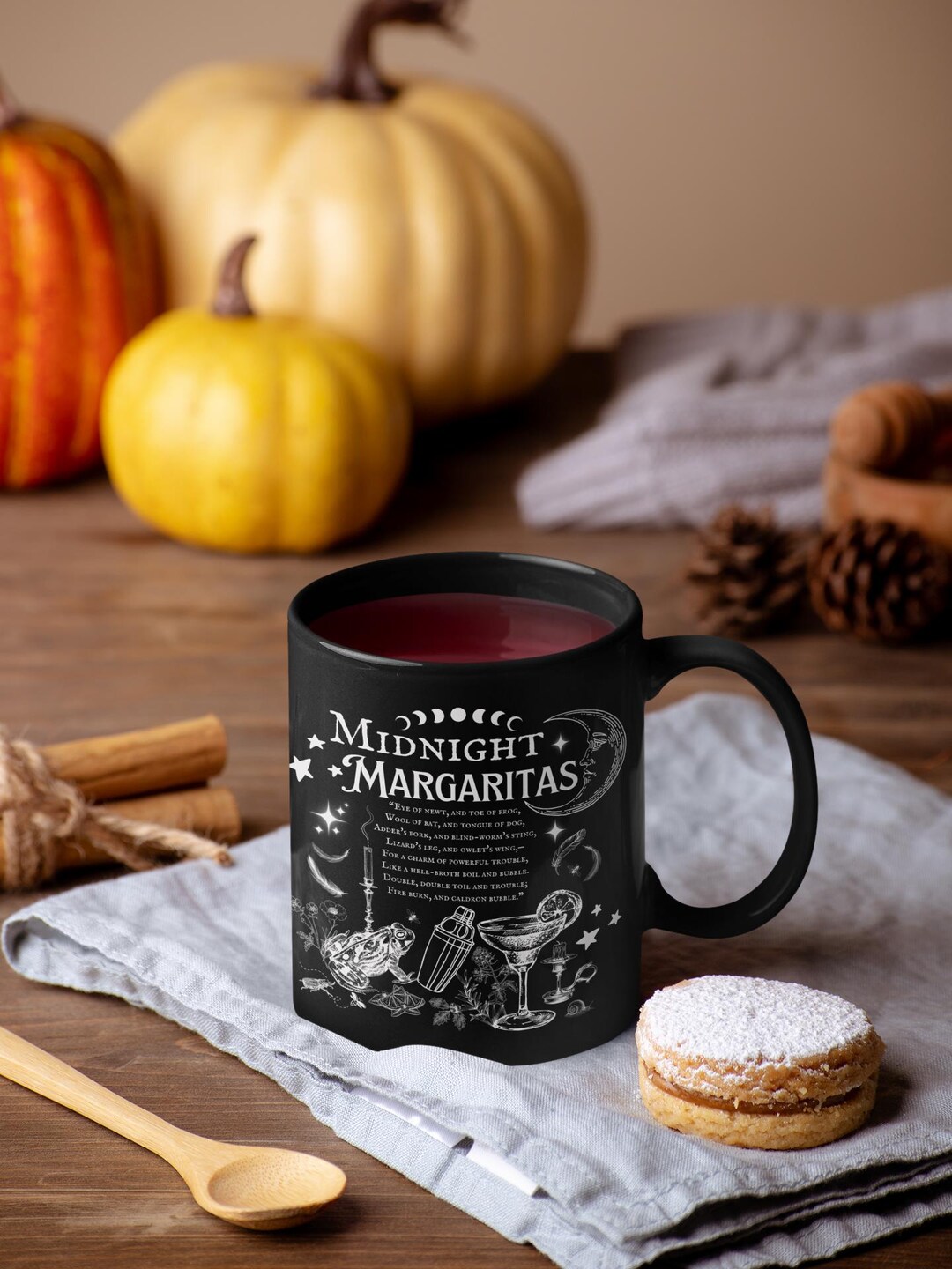 Midnight Margaritas Mug: Practical Magic Witchy Brew Ceramic Mug