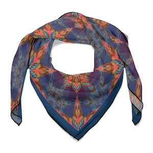 Midnight Starburst Scarf: Multicolored Bohemian Wild Rag