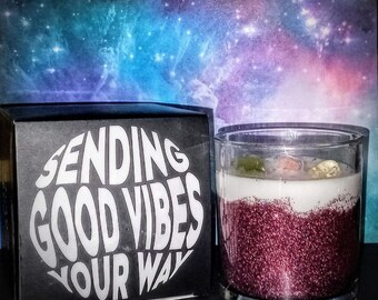 Sending Good Vibes Your Way!!! Hand-Poured Soy Candles