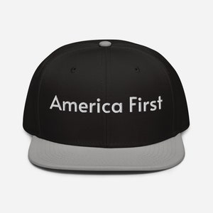 America First Hat. Trump 2024.