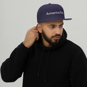 America First Hat. Trump 2024.