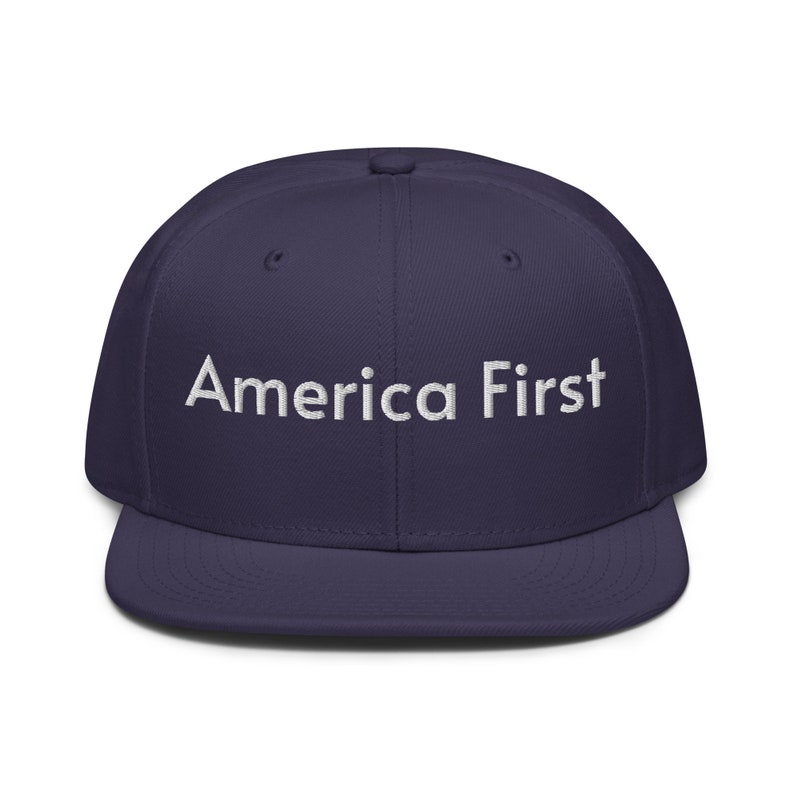 America First Hat. Trump 2024.