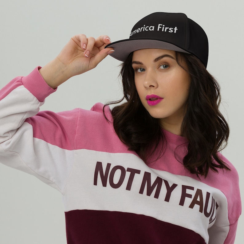America First Hat. Trump 2024.