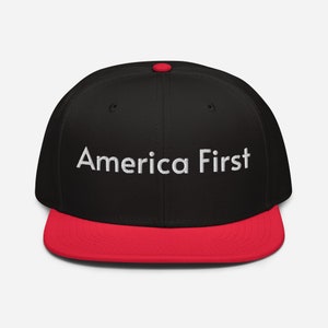 America First Hat. Trump 2024.