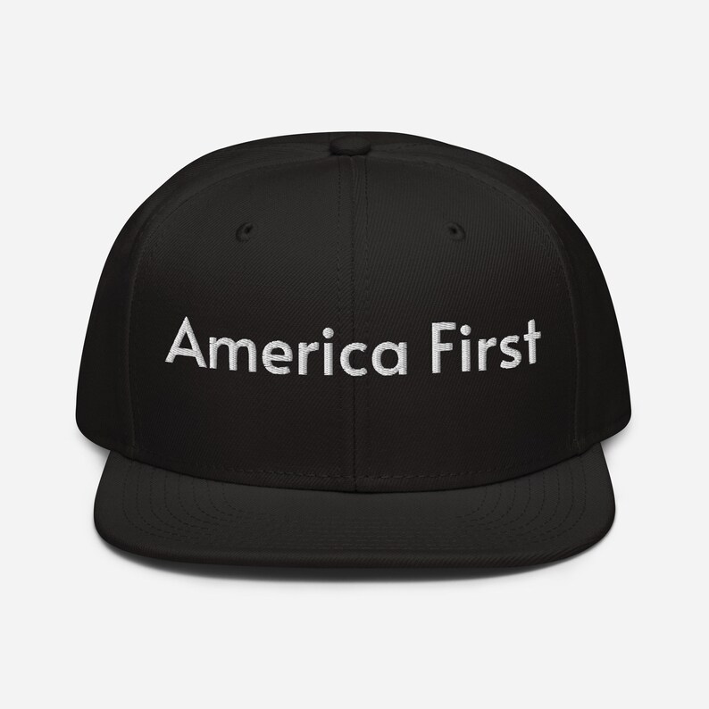 America First Hat. Trump 2024.