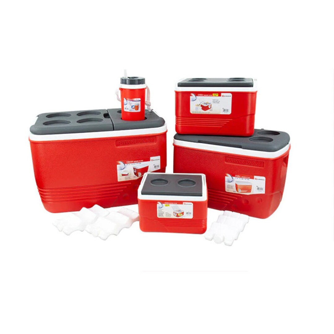 Camping Water Cooler Ice Cooler Food Cooler Set 5pc Etsy