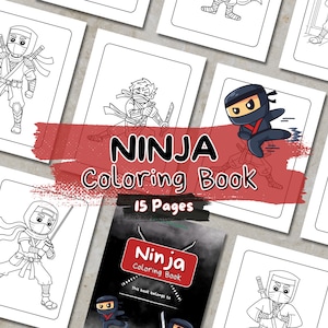 Ninja Coloring Book