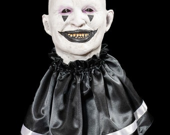 Maschera da clown Hell House con colletto