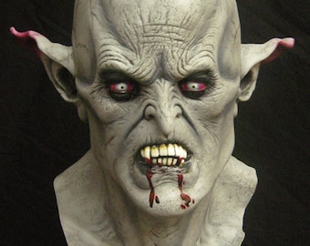 Máscara de vampiro gris Drácula Nosferatu