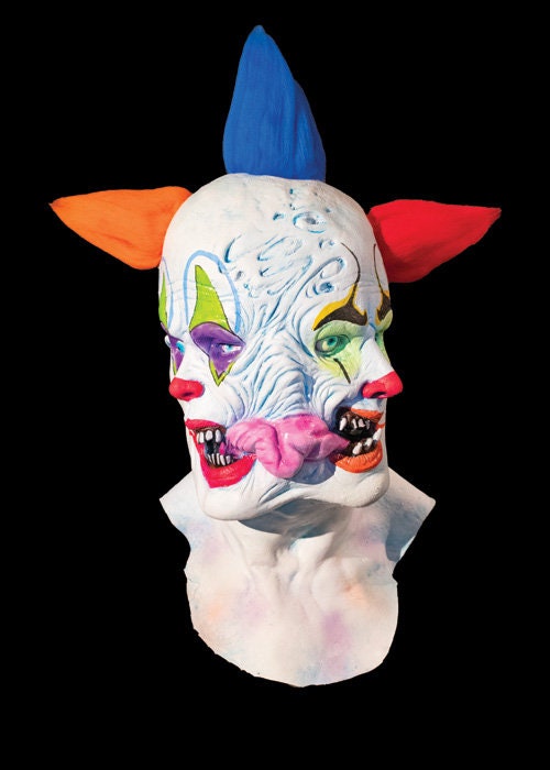 Tongue-tied Clown Two Face Evil Clown Mask - Etsy