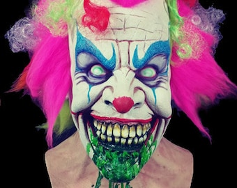 Tie Die Clown Scary Clown Mask