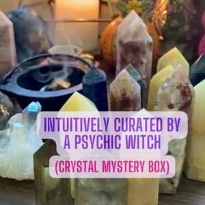Spiritual Awakening Mystery Box - Crystal Mystery Box - Intuitively Chosen by Psychic - Gift Healing Stones - Mother's Day - Self Care Box