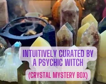 Spirituelles Erwachen Mystery Box - Kristall Mystery Box - Intuitiv gewählt von Psychic - Geschenk Heilsteine - Muttertag - Self Care Box