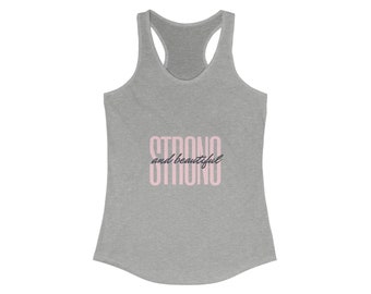 Starkes und schönes Racerback Tank