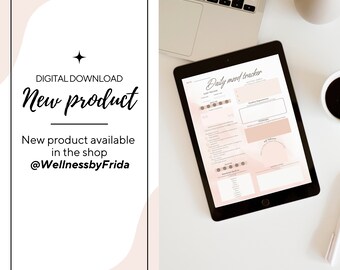 Daily Mood Tracker Printable | Wellness and Emotional Health Journal | A4 & US Letter PDF